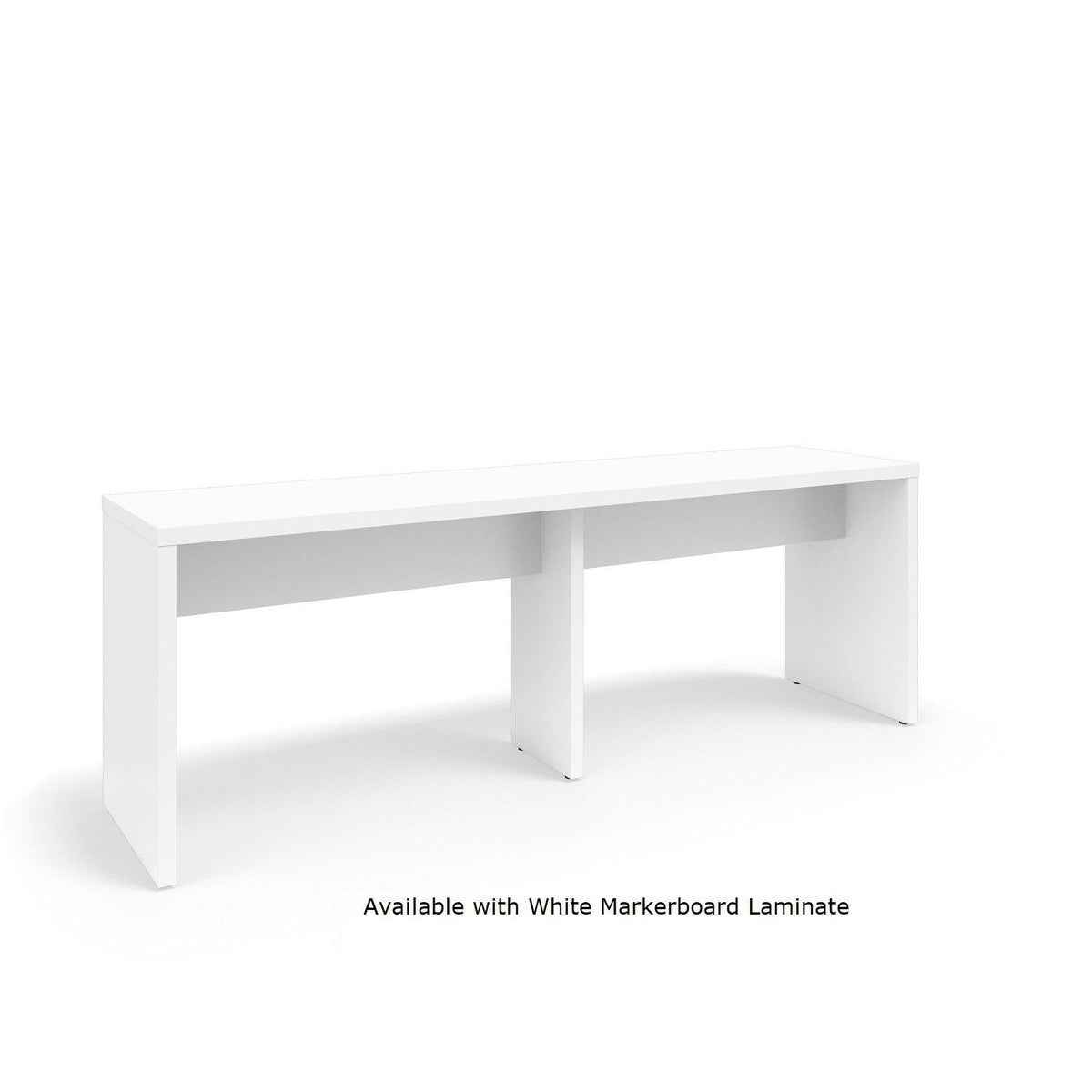 KI Serenade Gathering Table, Café Height, Double-Sided, 30" x 120" x 42"H, Non-Contrast Laminate, FREE SHIPPING