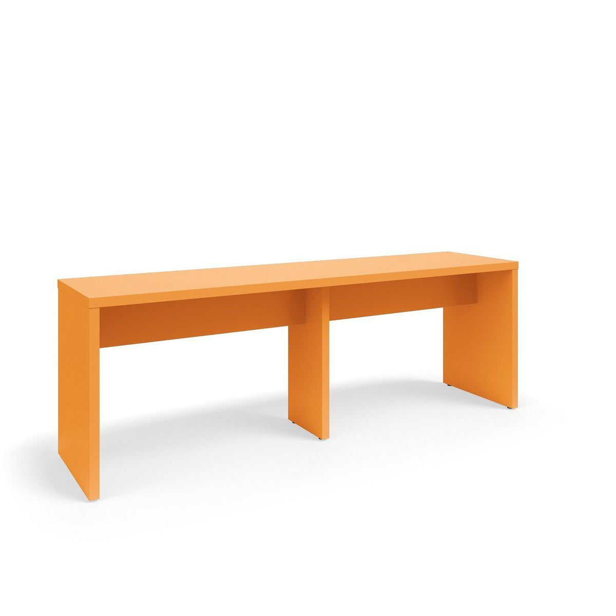 KI Serenade Gathering Table, Café Height, Double-Sided, 30" x 120" x 42"H, Non-Contrast Laminate, FREE SHIPPING