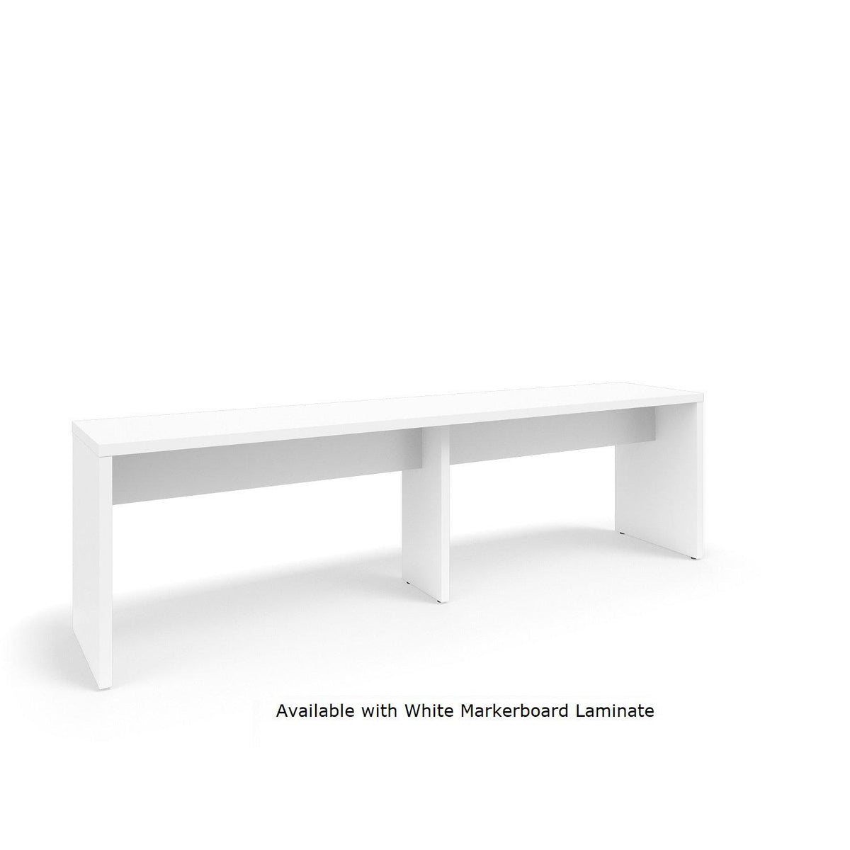 KI Serenade Gathering Table, Café Height, Double-Sided, 30" x 144" x 42"H, Non-Contrast Laminate, FREE SHIPPING