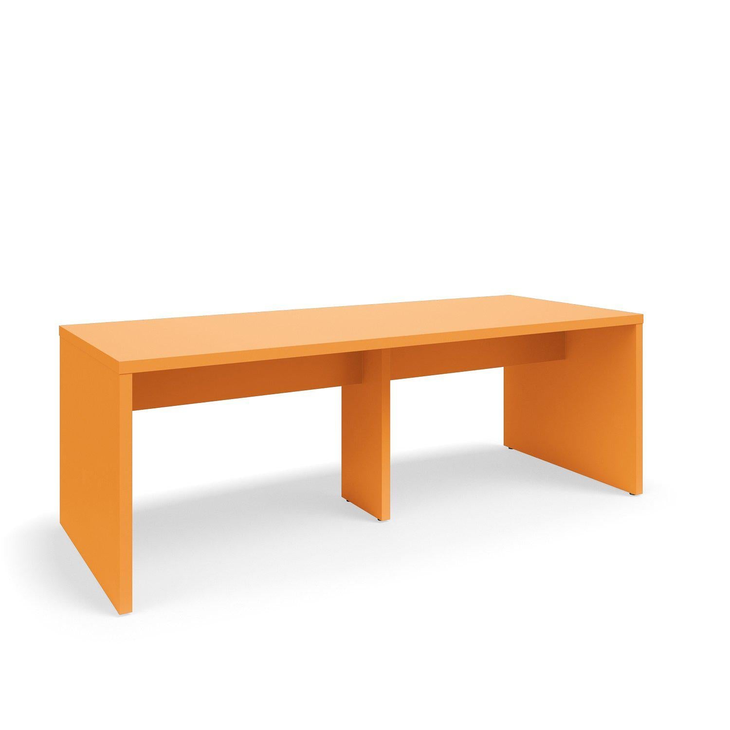 KI Serenade Gathering Table, Café Height, Double-Sided, 48" x 120" x 42"H, Non-Contrast Laminate, FREE SHIPPING