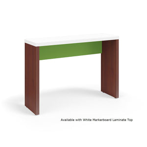 Serenade Gathering Table, Café Height, Single-Sided, 18" x 60" x 42"H, Contrast Laminate, FREE SHIPPING