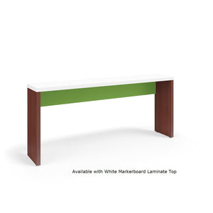 Serenade Gathering Table, Café Height, Single-Sided, 18" x 96" x 42"H, Contrast Laminate, FREE SHIPPING