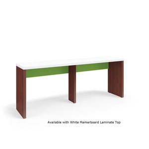 Serenade Gathering Table, Café Height, Single-Sided, 24" x 108" x 42"H, Contrast Laminate, FREE SHIPPING