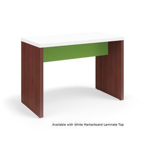 Serenade Gathering Table, Café Height, Double-Sided, 30" x 60" x 42"H, Contrast Laminate, FREE SHIPPING