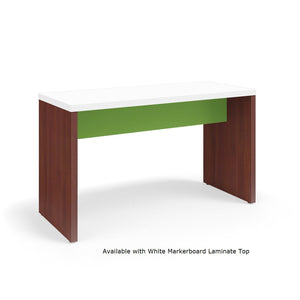 Serenade Gathering Table, Café Height, Double-Sided, 30" x 72" x 42"H, Contrast Laminate, FREE SHIPPING