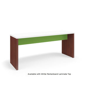 Serenade Gathering Table, Café Height, Double-Sided, 30" x 96" x 42"H, Contrast Laminate, FREE SHIPPING