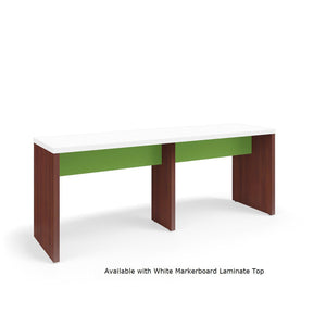 Serenade Gathering Table, Café Height, Double-Sided, 30" x 108" x 42"H, Contrast Laminate, FREE SHIPPING