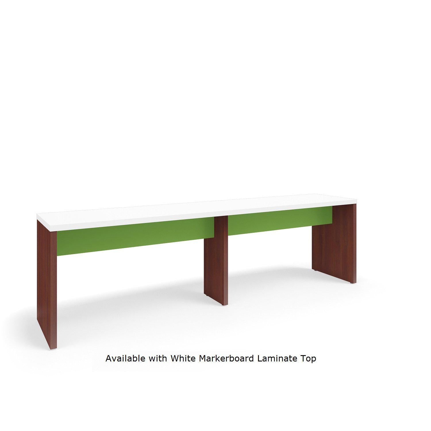 Serenade Gathering Table, Café Height, Double-Sided, 30" x 144" x 42"H, Contrast Laminate, FREE SHIPPING