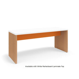 Serenade Gathering Table, Café Height, Double-Sided, 36" x 96" x 42"H, Contrast Laminate, FREE SHIPPING