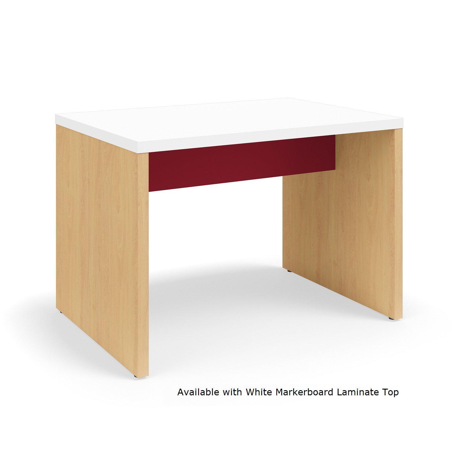 Serenade Gathering Table, Café Height, Double-Sided, 42" x 60" x 42"H, Contrast Laminate, FREE SHIPPING