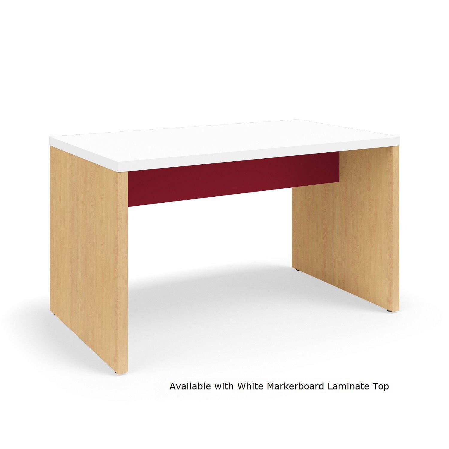 KI Serenade Gathering Table, Café Height, Double-Sided, 42" x 72" x 42"H, Contrast Laminate, FREE SHIPPING