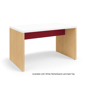 Serenade Gathering Table, Café Height, Double-Sided, 42" x 72" x 42"H, Contrast Laminate, FREE SHIPPING