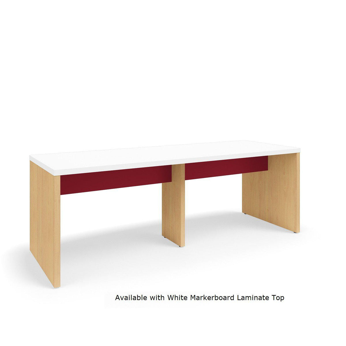 KI Serenade Gathering Table, Café Height, Double-Sided, 42" x 120" x 42"H, Contrast Laminate, FREE SHIPPING