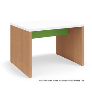 Serenade Gathering Table, Café Height, Double-Sided, 48" x 60" x 42"H, Contrast Laminate, FREE SHIPPING