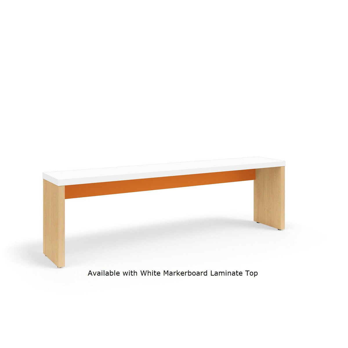 KI Serenade Gathering Table, Standard Height, Single-Sided, 18" x 96" x 29"H, Contrast Laminate, FREE SHIPPING