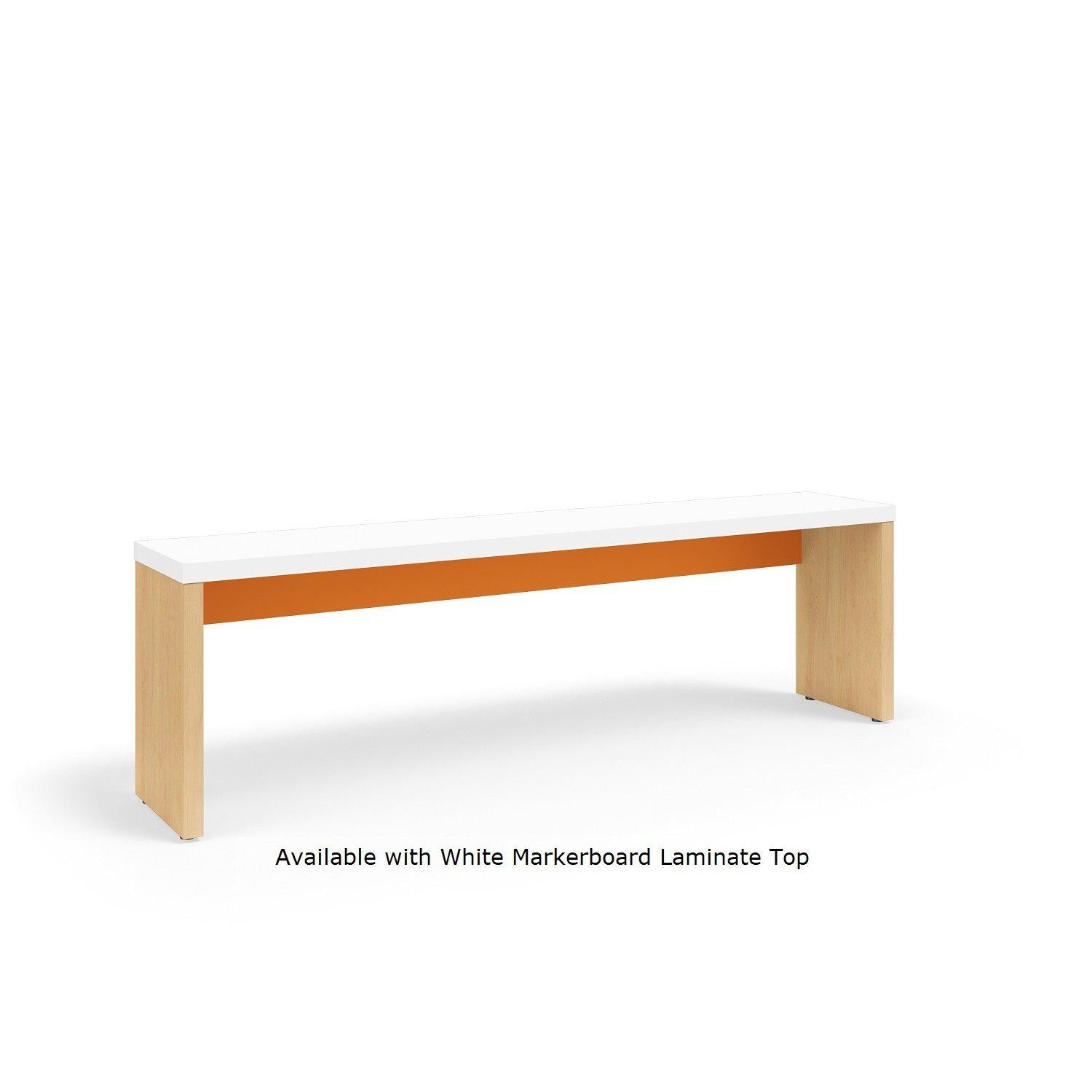 KI Serenade Gathering Table, Standard Height, Single-Sided, 18" x 96" x 29"H, Contrast Laminate, FREE SHIPPING