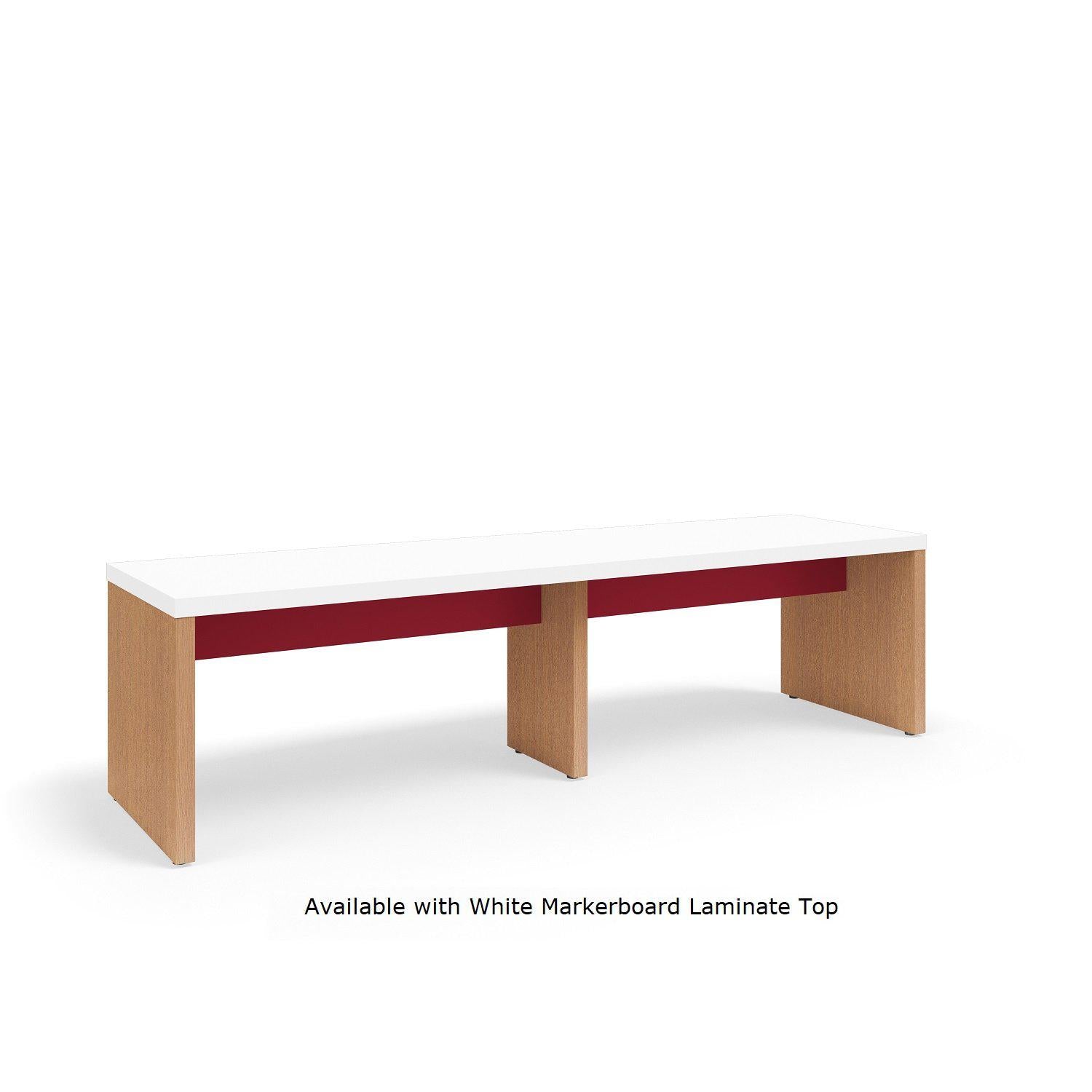 KI Serenade Gathering Table, Standard Height, Double-Sided, 30" x 108" x 29"H, Contrast Laminate, FREE SHIPPING