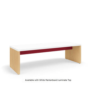 Serenade Gathering Table, Standard Height, Double-Sided, 36" x 96" x 29"H, Contrast Laminate, FREE SHIPPING