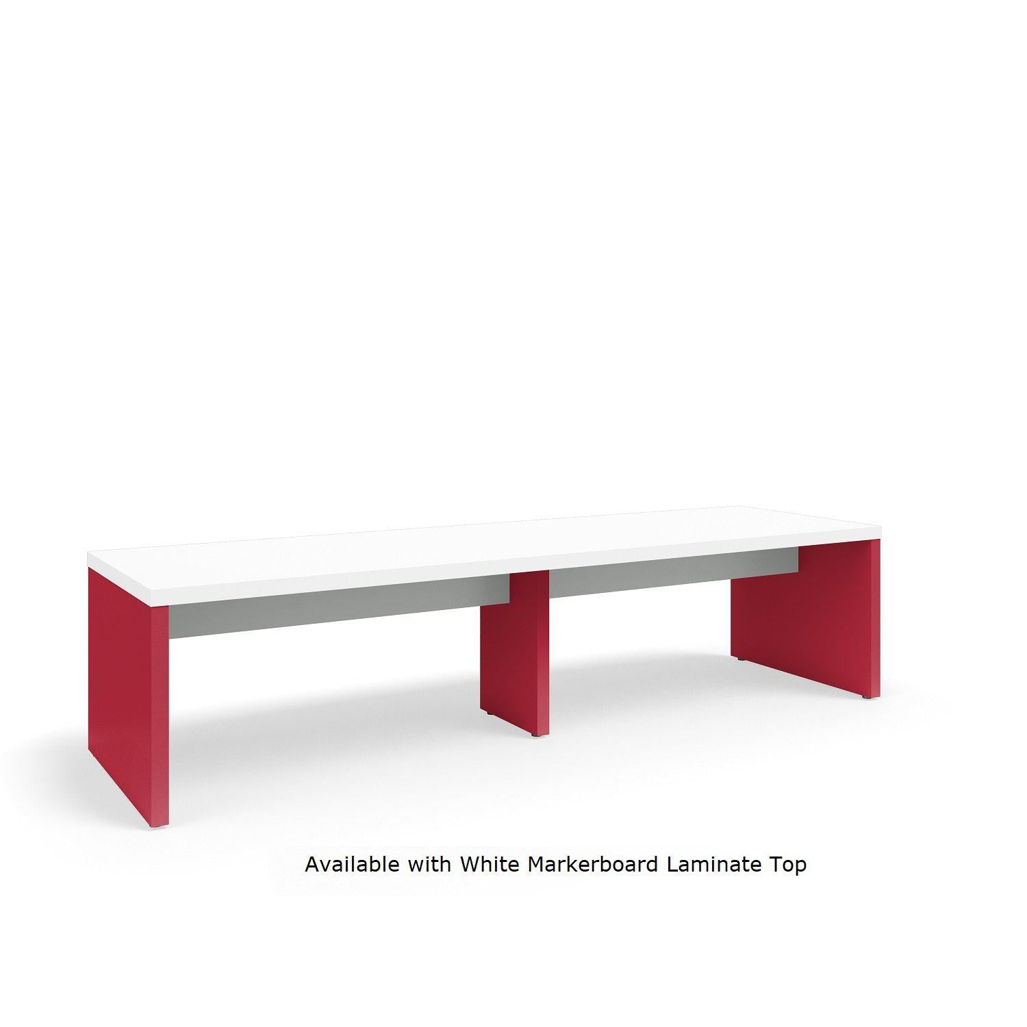 KI Serenade Gathering Table, Standard Height, Double-Sided, 36" x 120" x 29"H, Contrast Laminate, FREE SHIPPING