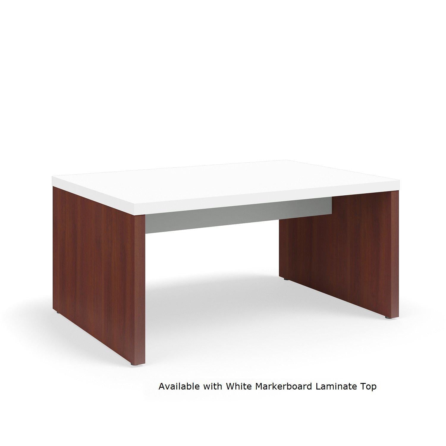 Serenade Gathering Table, Standard Height, Double-Sided, 42" x 60" x 29"H, Contrast Laminate, FREE SHIPPING