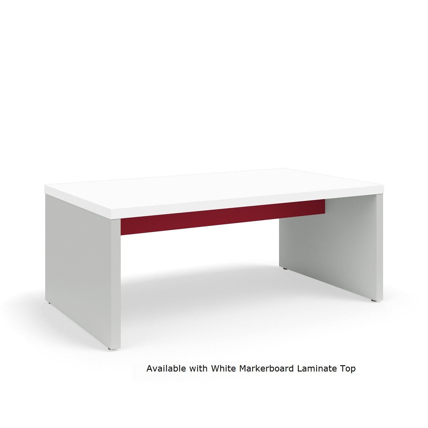 KI Serenade Gathering Table, Standard Height, Double-Sided, 42" x 72" x 29"H, Contrast Laminate, FREE SHIPPING