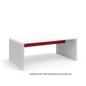 Serenade Gathering Table, Standard Height, Double-Sided, 42" x 72" x 29"H, Contrast Laminate, FREE SHIPPING