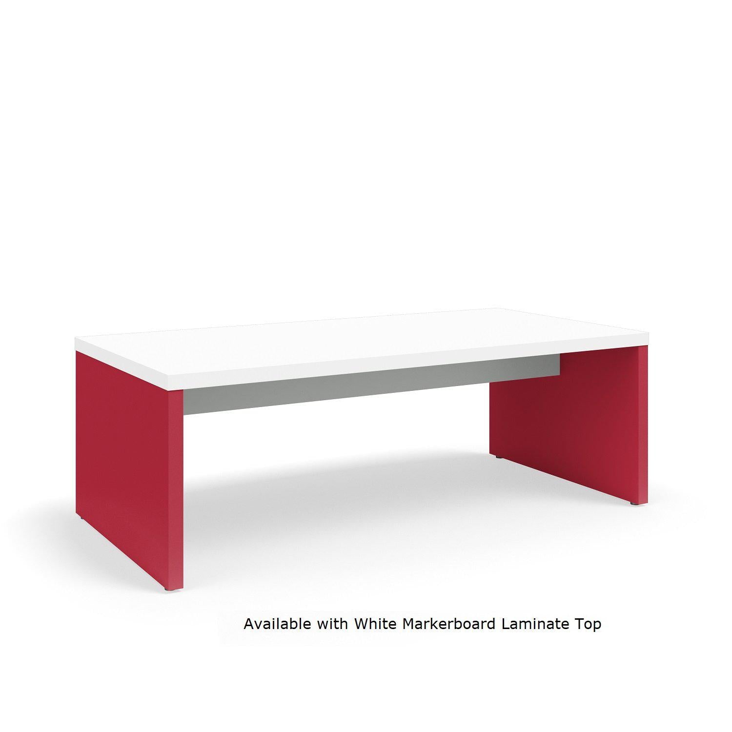 KI Serenade Gathering Table, Standard Height, Double-Sided, 42" x 84" x 29"H, Contrast Laminate, FREE SHIPPING