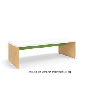 Serenade Gathering Table, Standard Height, Double-Sided, 42" x 96" x 29"H, Contrast Laminate, FREE SHIPPING