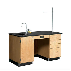 5' Instructor Desk with Sink