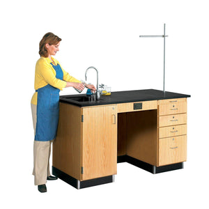 5' Instructor Desk with Sink