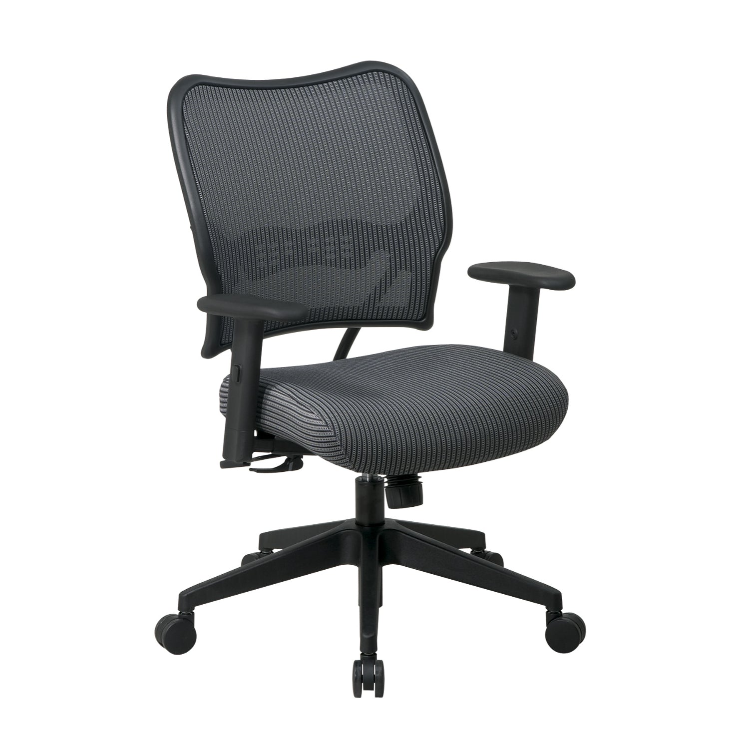 Deluxe Chair with Charcoal VeraFlex® Back and VeraFlex® Seat, 2-to-1 Synchro Tilt Control and 2-Way Adjustable Arms