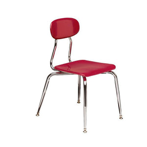 5/8" Solid Plastic School Chair, 17-1/2" Seat Height