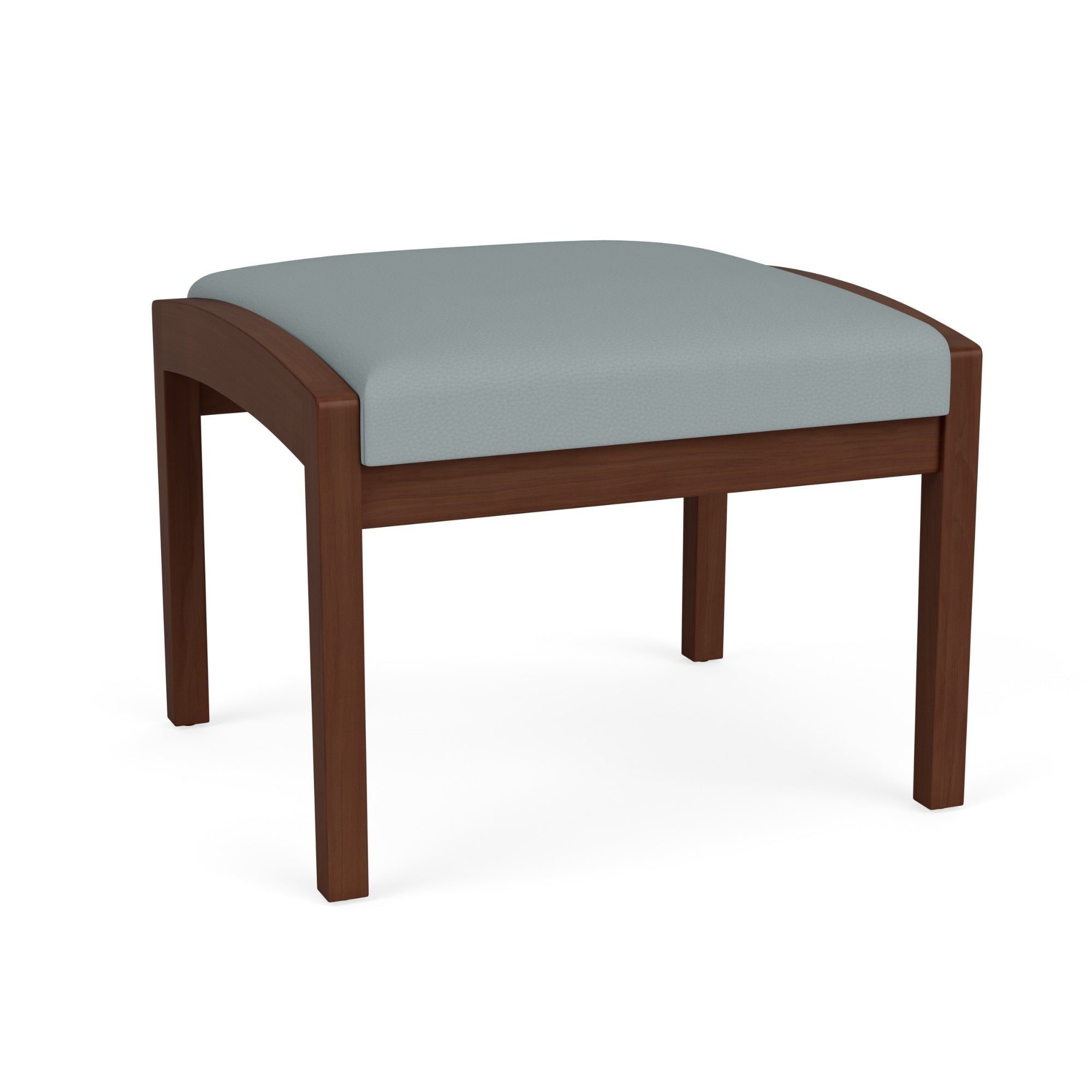Lenox Wood Collection Reception Seating, 1 Seat Bench, Standard Vinyl Upholstery, FREE SHIPPING