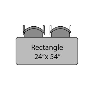 Apex Adjustable Height Collaborative Student Table, 24" x 54" Rectangle