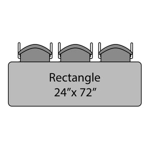 Apex Adjustable Height Collaborative Student Table, 24" x 72" Rectangle