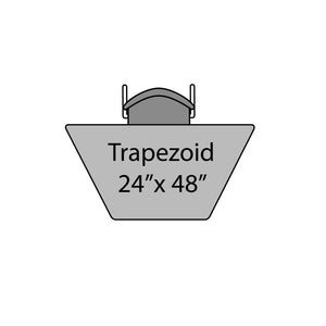 Apex Adjustable Height Collaborative Student Table, 24" x 48" Trapezoid