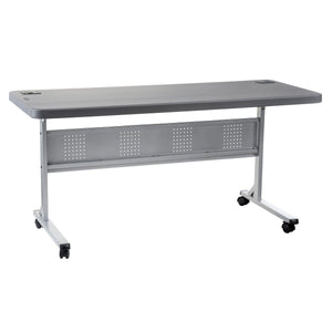 24" x 60" Flip-N-Store Training Table-Tables-Charcoal Slate-24"x 60"-