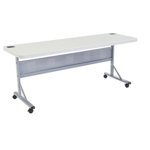 24" x 60" Flip-N-Store Training Table-Tables-Speckled Grey-24" x 72"-