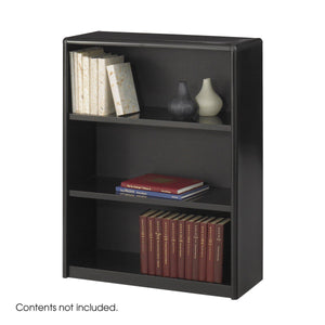 3-Shelf ValueMate® Economy Bookcase-Storage Cabinets & Shelving-Black-