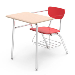 3000 Series Combo Unit with 18" x 24" Top-Desks-Red-Sandstone-