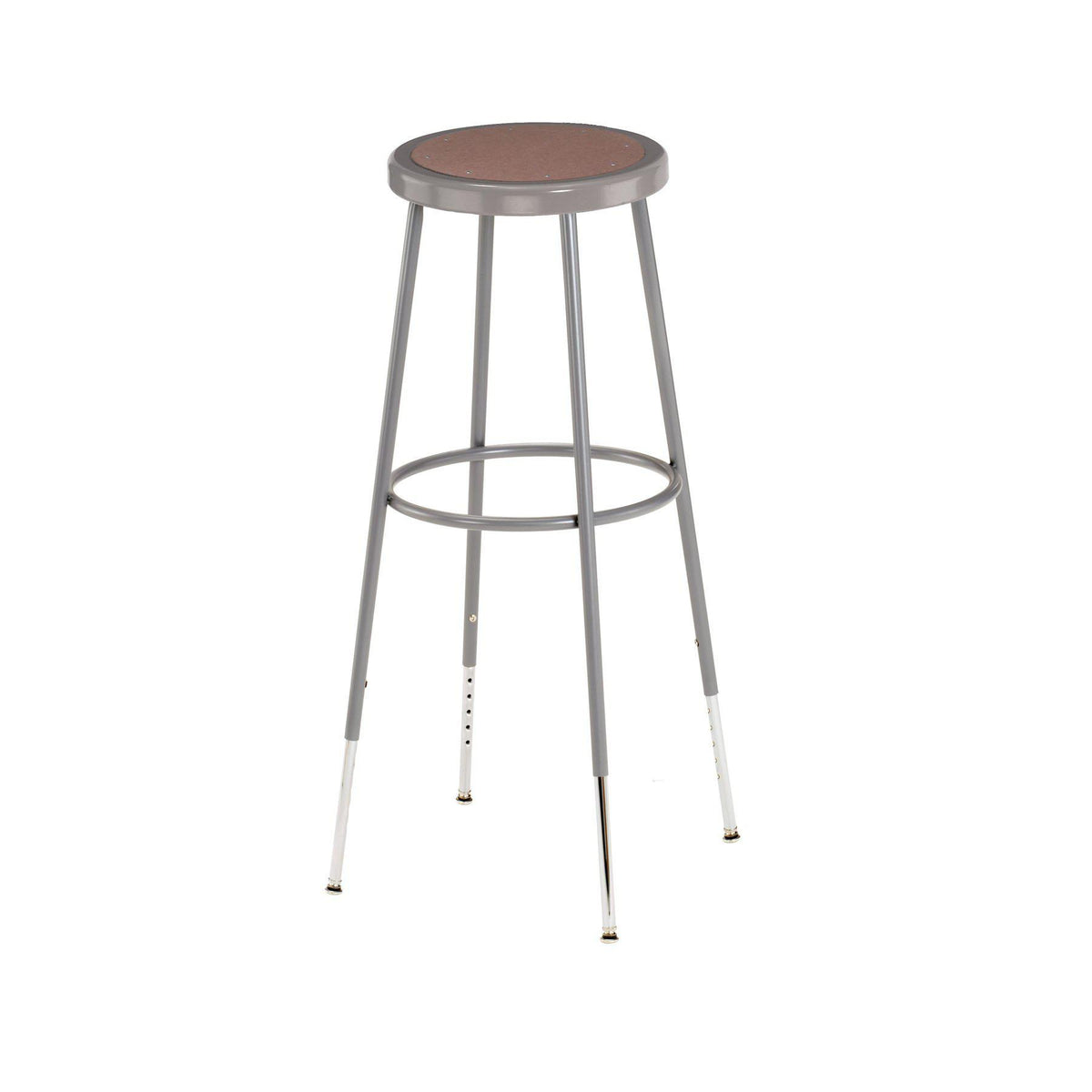 32"-39" Height Adjustable Heavy Duty Steel Stool-Stools-