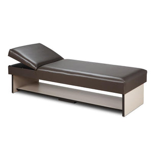 Panel Leg Recovery Couch with Full Shelf, Adjustable Pillow Wedge Headrest