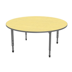 Apex Adjustable Height Collaborative Student Table, 60" Round