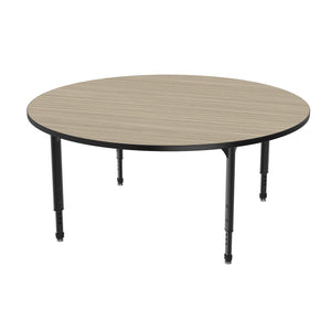 Apex Adjustable Height Collaborative Student Table, 60" Round