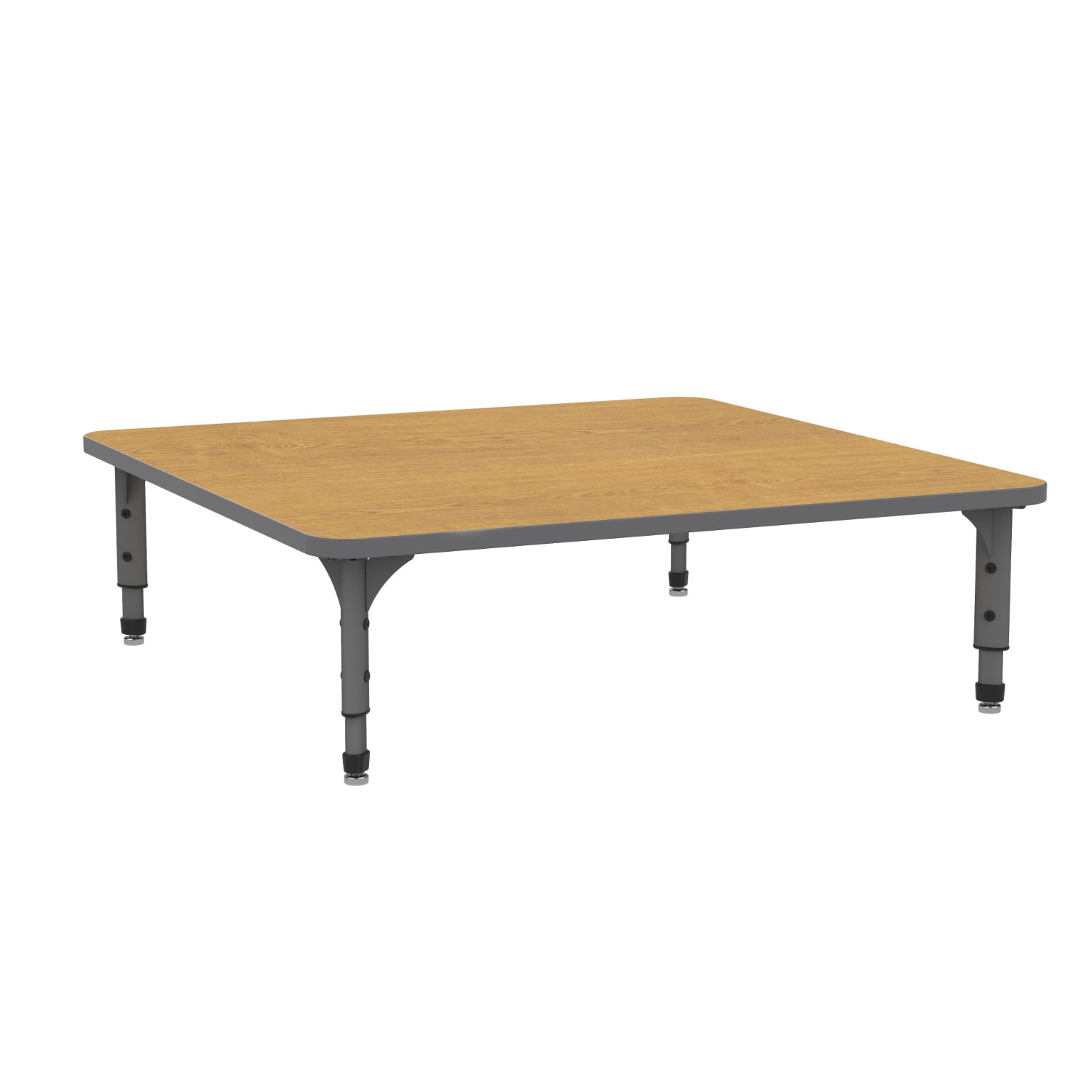 Adjustable Height Floor Activity Table, 48" Square