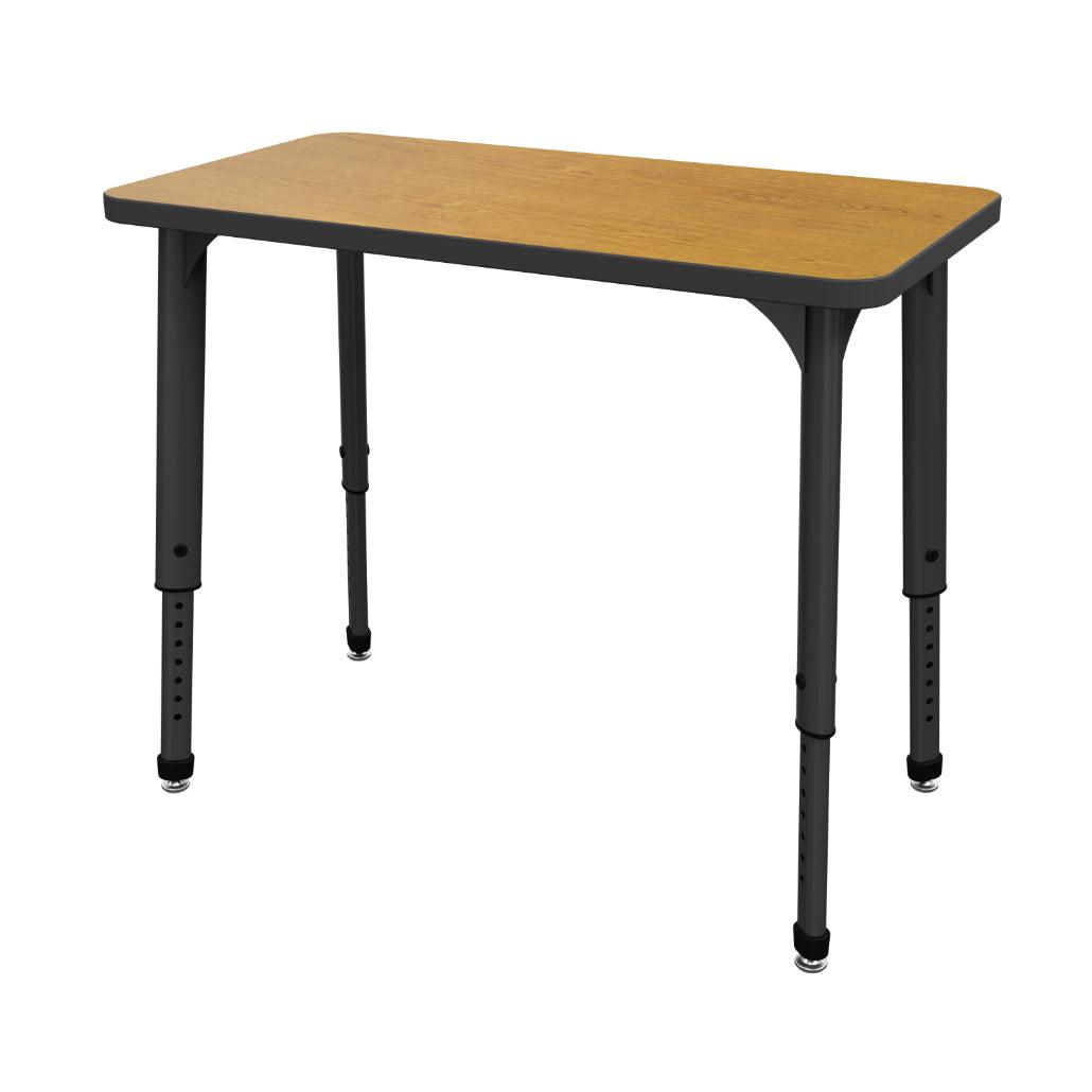 Apex Adjustable Height Collaborative Student Desk, 20" x 36" Rectangle