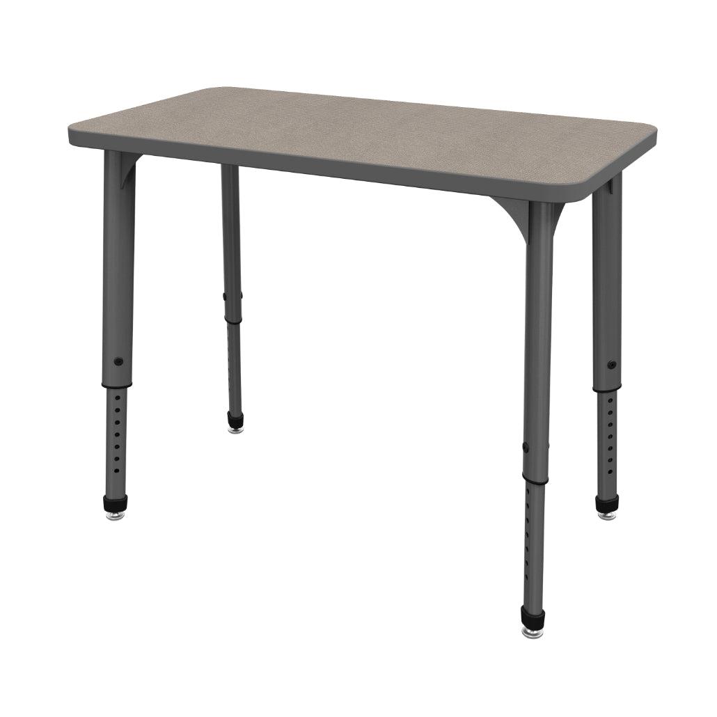 Apex Adjustable Height Collaborative Student Desk, 20" x 36" Rectangle