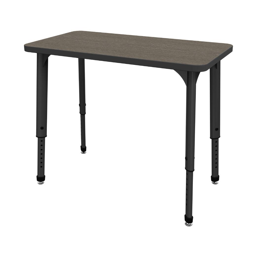 Apex Adjustable Height Collaborative Student Desk, 20" x 36" Rectangle