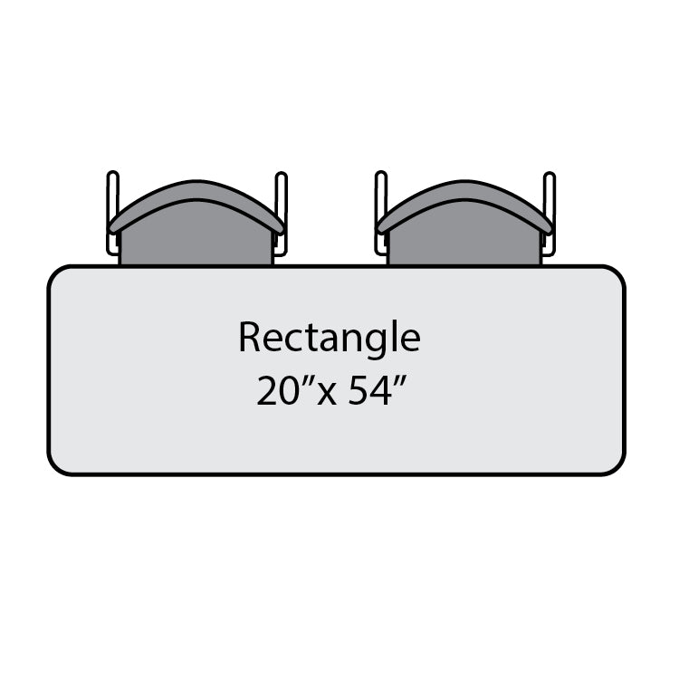 Apex Adjustable Height Collaborative Student Desk, 20" x 54" Rectangle