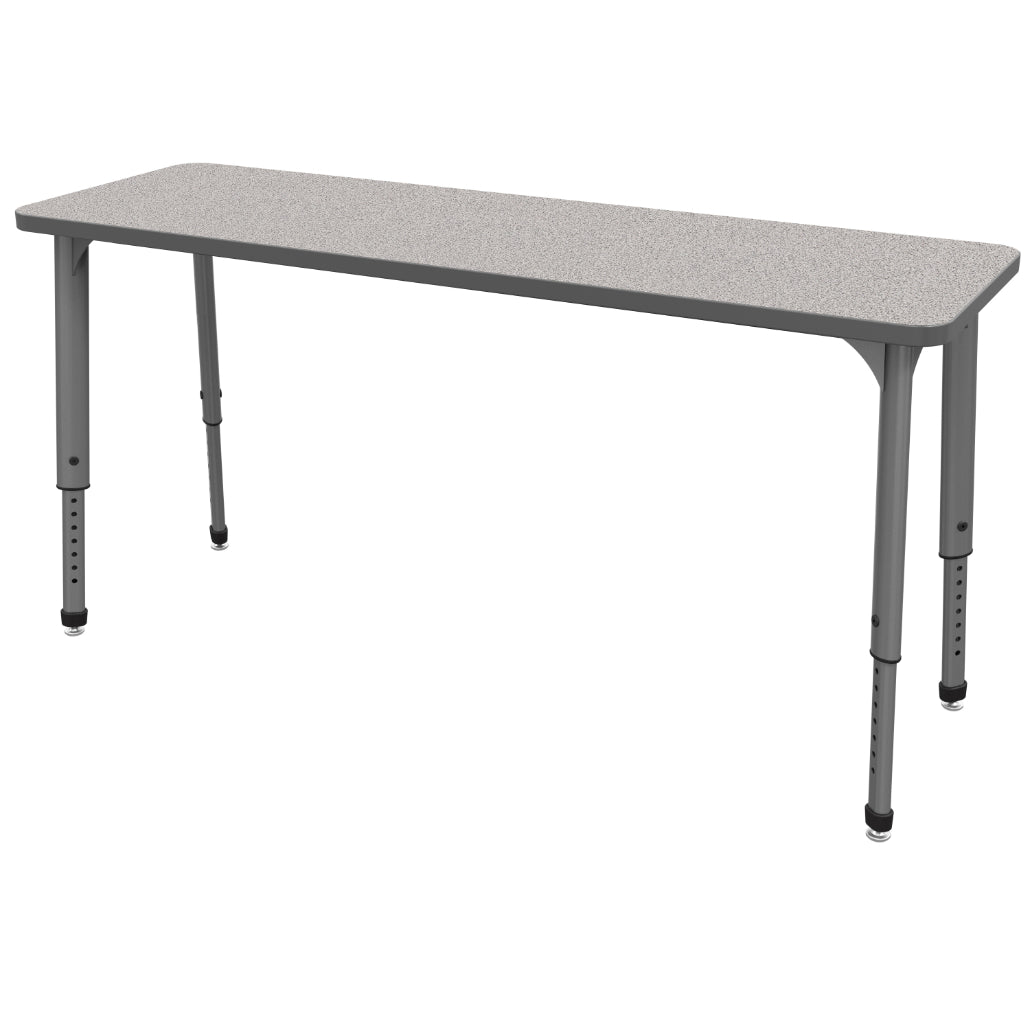 Apex Adjustable Height Collaborative Student Desk, 20" x 60" Rectangle